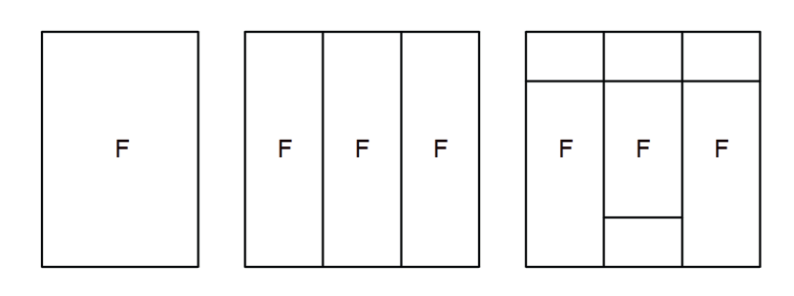 Esquemas de Apertura con Paños Fijos Series V30 y V70 - Aluminios Marton. Texto alternativo: Diagrama técnico mostrando combinaciones de ventanas con paños fijos para las series V30 y V70.
