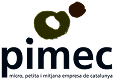 Logo PIMEC - Patronal Catalana. Logotipo de PIMEC, asociación de la micro, petita i mitjana empresa de Catalunya.
