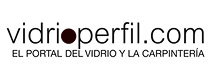Logo Vidrioperfil - Sector del Vidrio y Aluminio. Logotipo de vidrioperfil.com, el portal del vidrio y la carpintería.